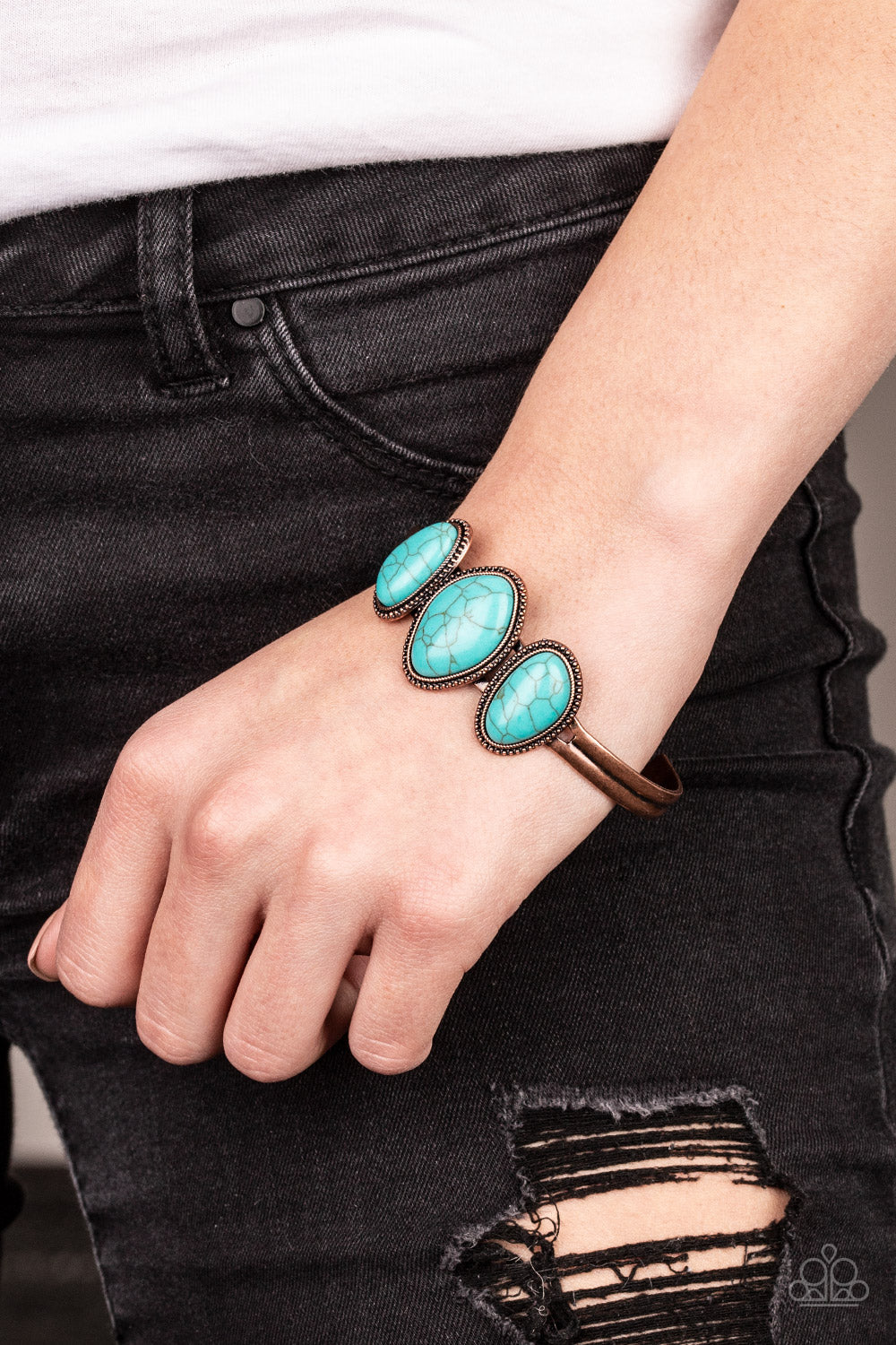 Paparazzi ♥ Stone Shrine - Copper ♥ Bracelet