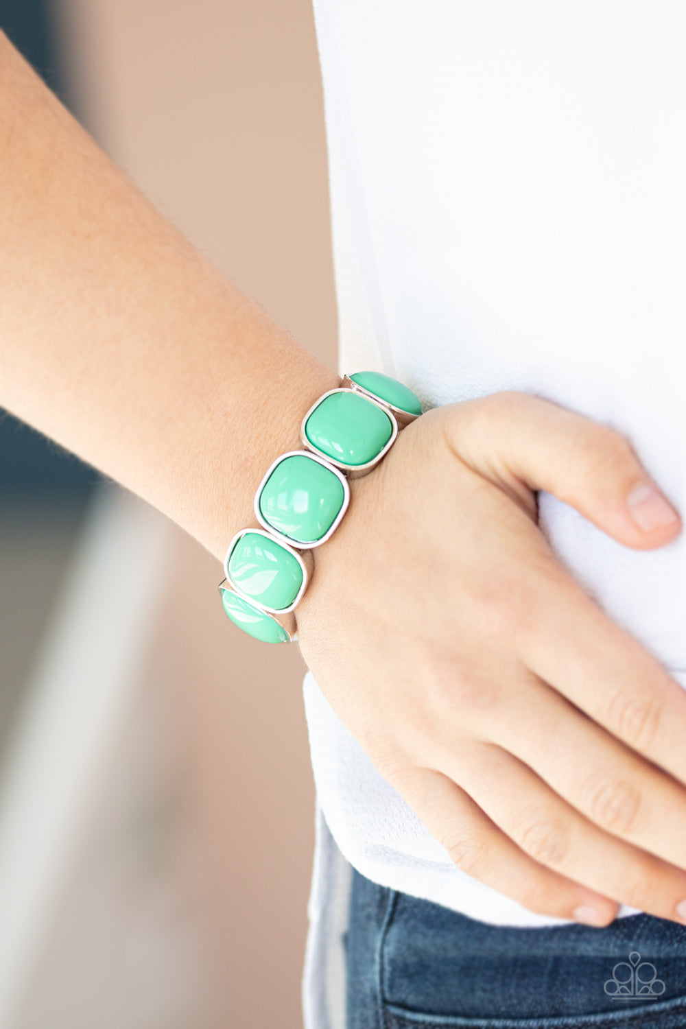 Paparazzi ♥ Vivacious Volume - Green ♥ Bracelet