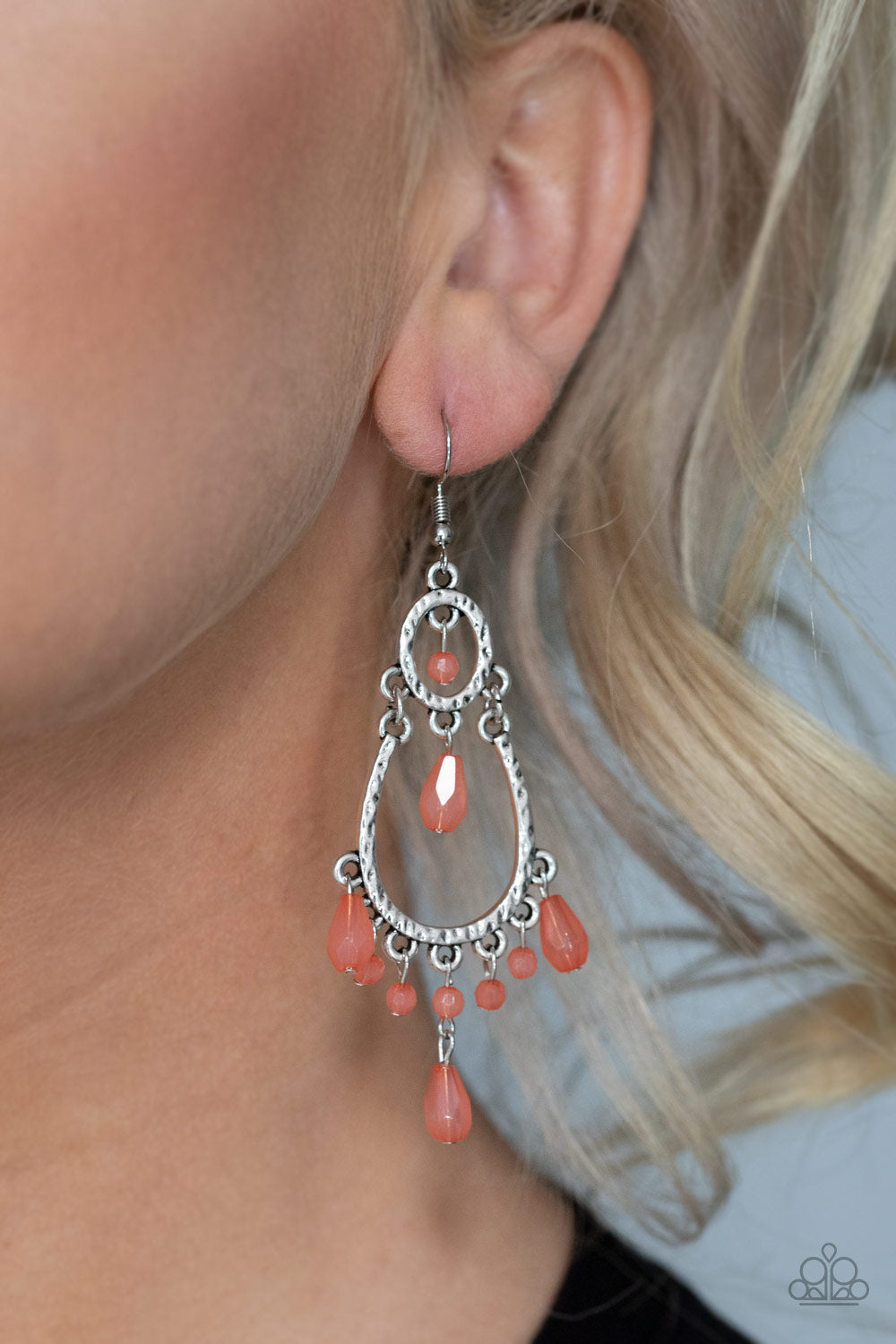 Paparazzi ♥ Summer Sorbet - Orange ♥ Earrings