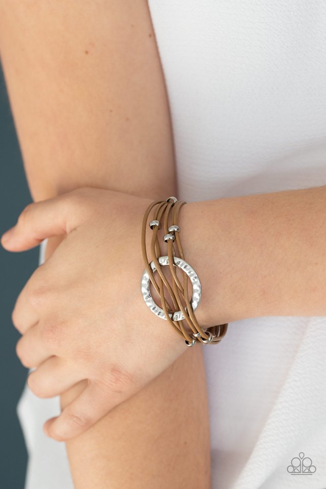 Paparazzi ♥ Magnetic Muse - Brown ♥ Bracelet