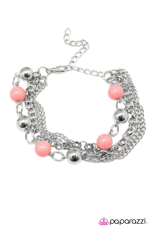 Paparazzi ♥ Summer Zephyr - Pink ♥ Bracelet