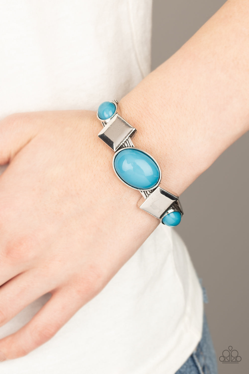 Paparazzi ♥ Abstract Appeal - Blue ♥ Bracelet