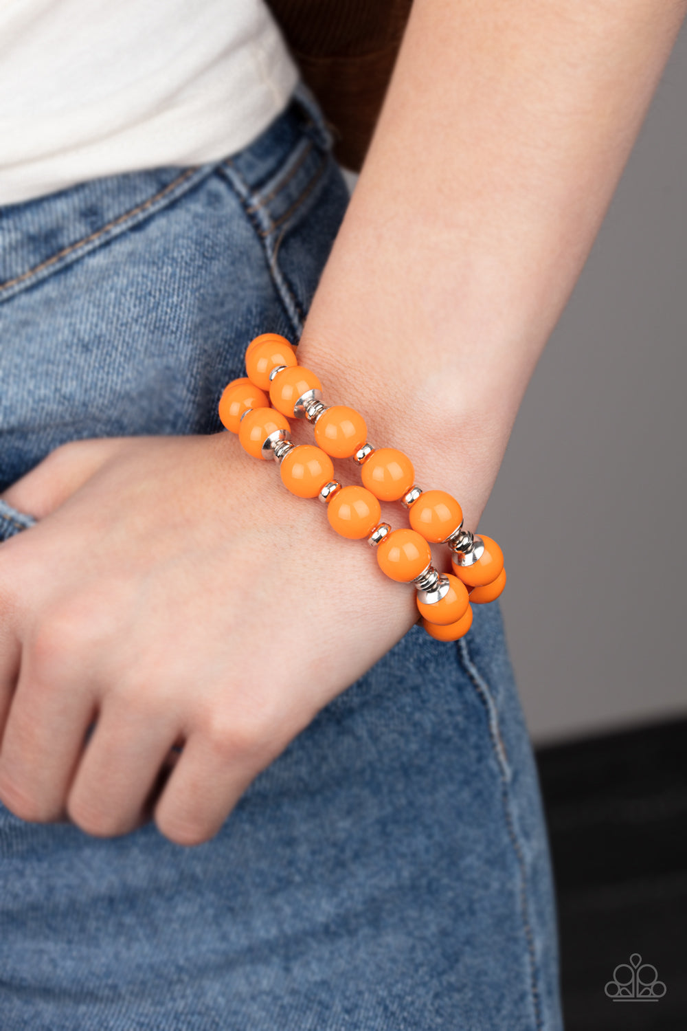Paparazzi ♥ Bubble Blast Off - Orange ♥ Bracelet