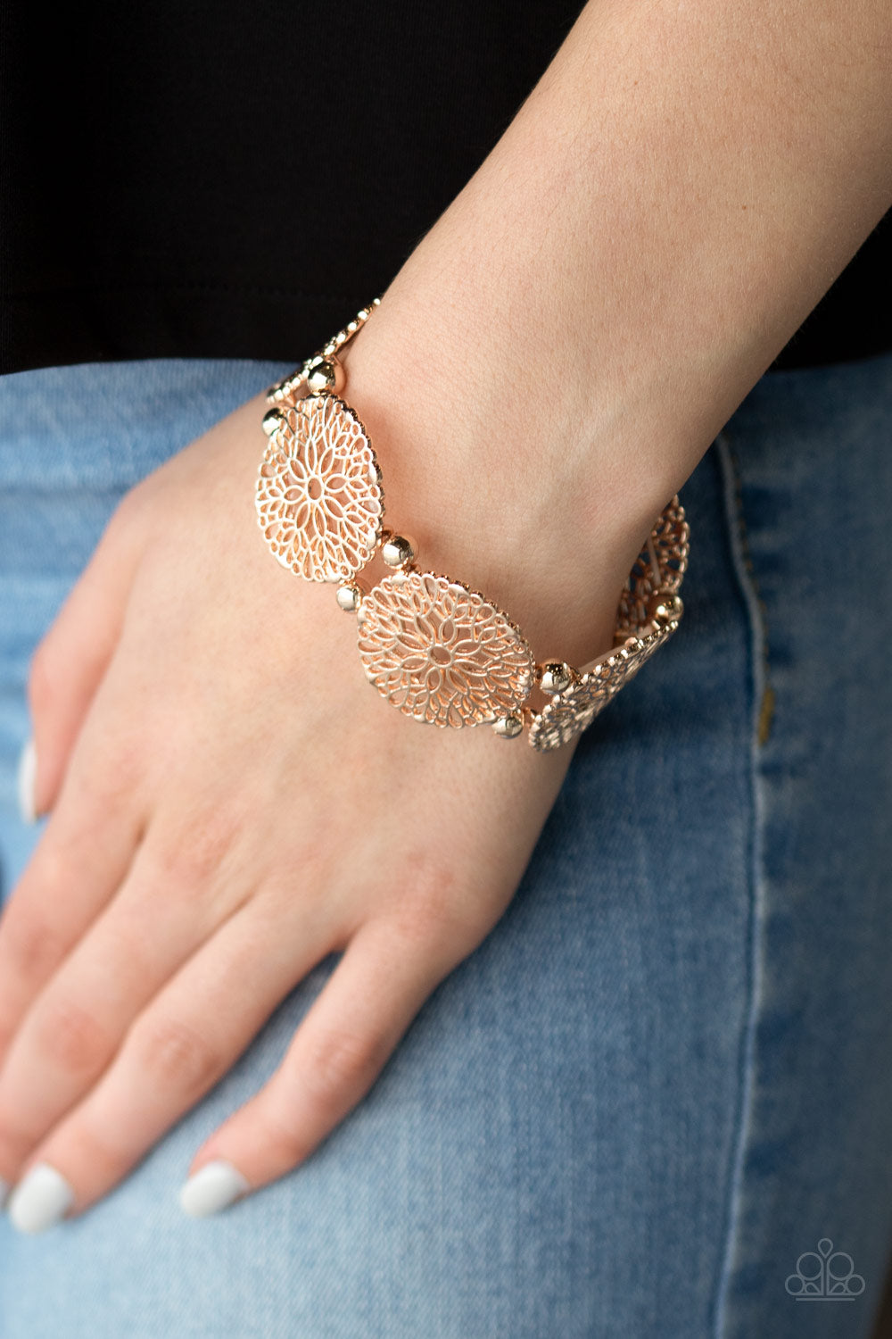 Paparazzi ♥ A Good MANDALA Is Hard To Find - Rose Gold ♥ Bracelet