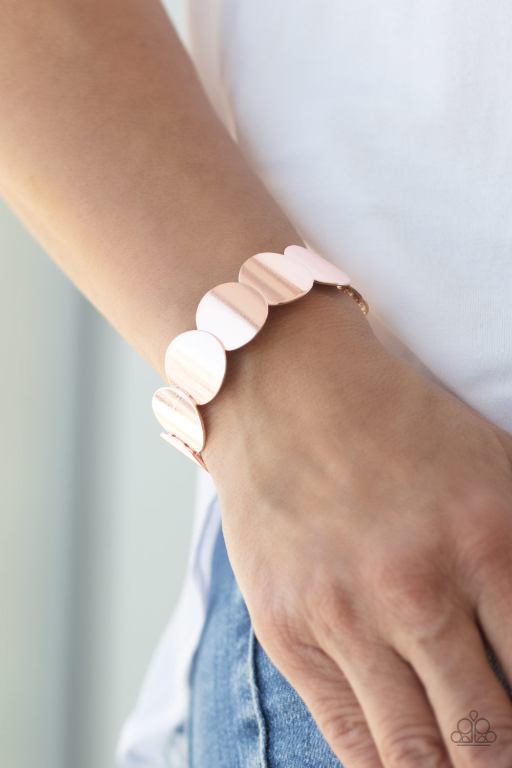 Paparazzi ♥ Industrial Influencer - Rose Gold ♥ Bracelet