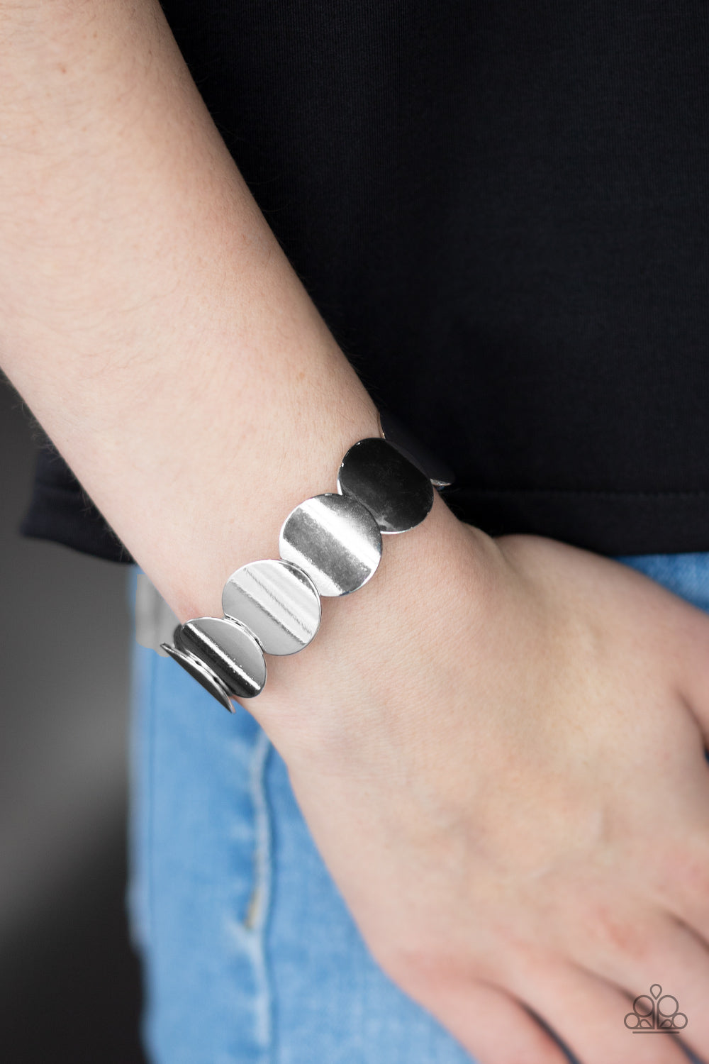Paparazzi ♥ Industrial Influencer - Silver ♥ Bracelet