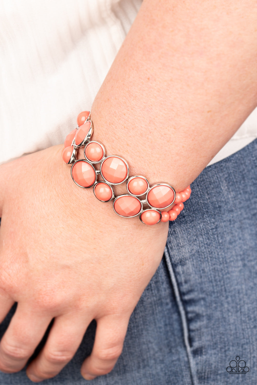 Paparazzi ♥ Confection Connection - Orange ♥ Bracelet