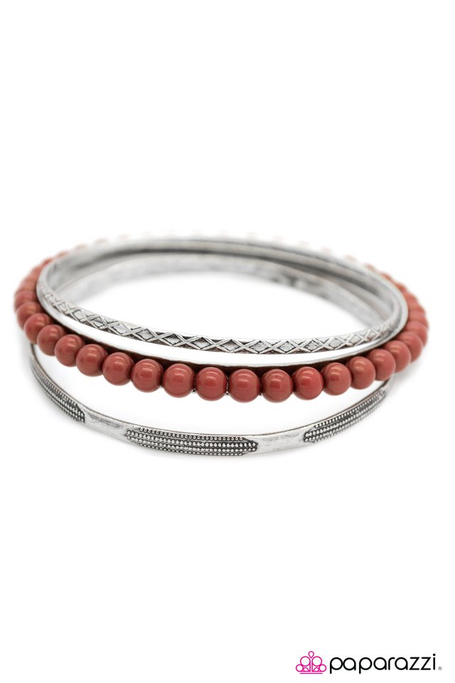 Paparazzi ♥ Maverick - Red ♥ Bracelet