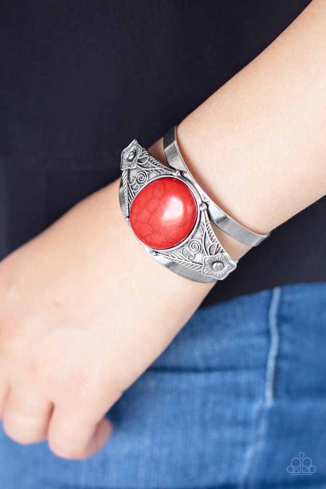 Paparazzi ♥ Desert Nature - Red ♥ Bracelet