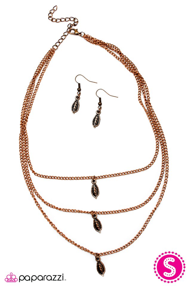 Paparazzi ♥ Jaded - Copper ♥ Necklace
