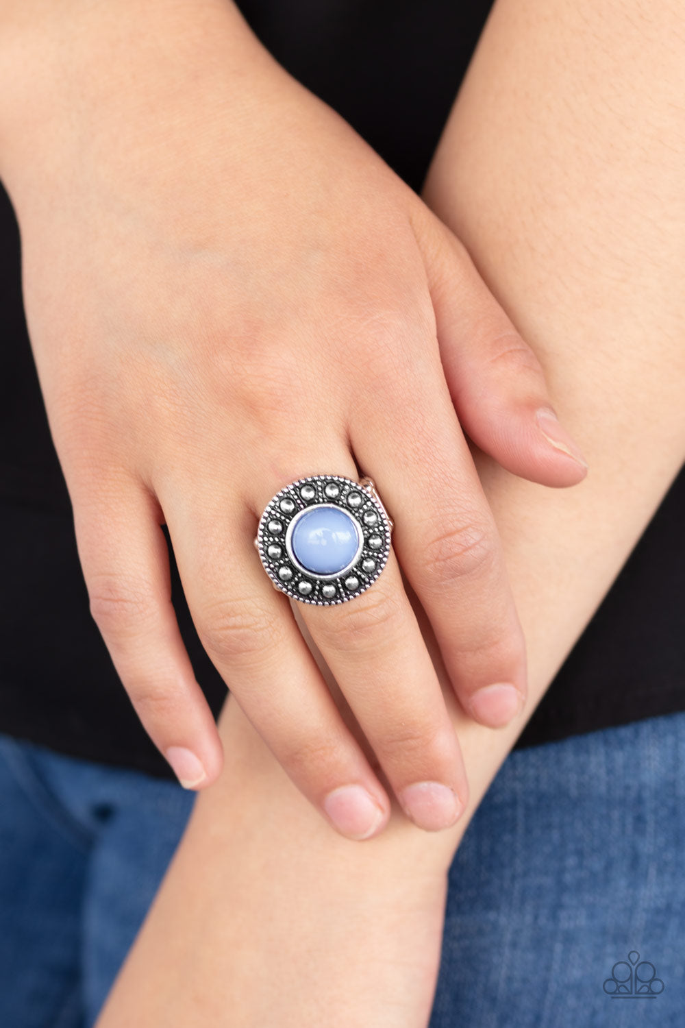 Paparazzi ♥ Treasure Chest Shimmer - Blue ♥ Ring