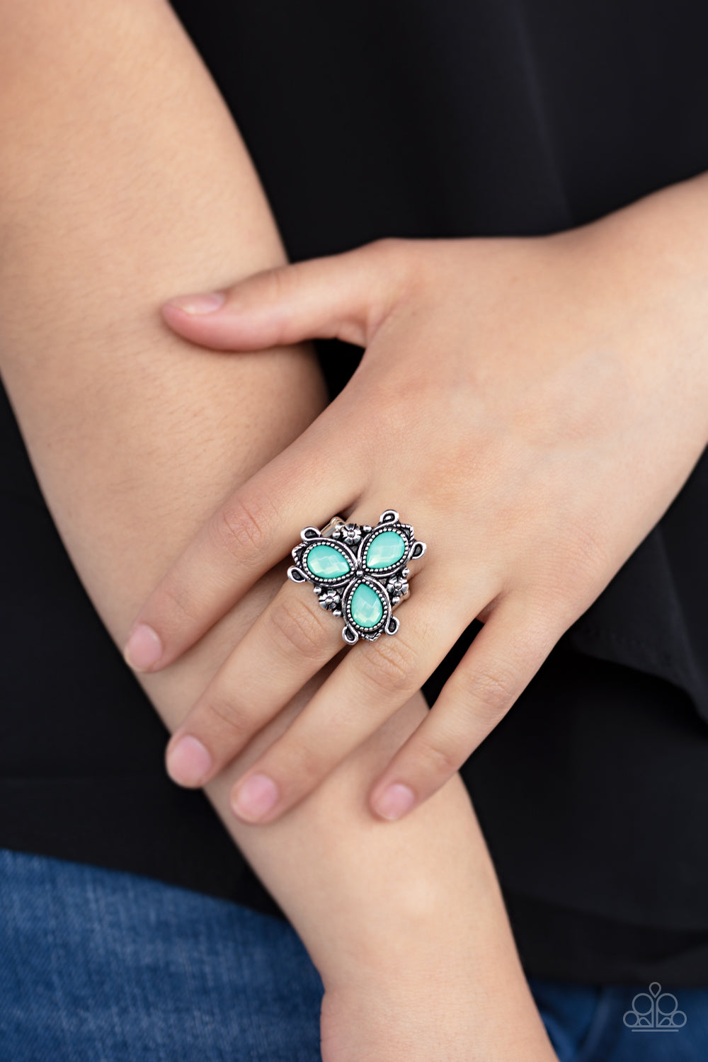 Paparazzi ♥ Ambrosial Garden - Green ♥ Ring