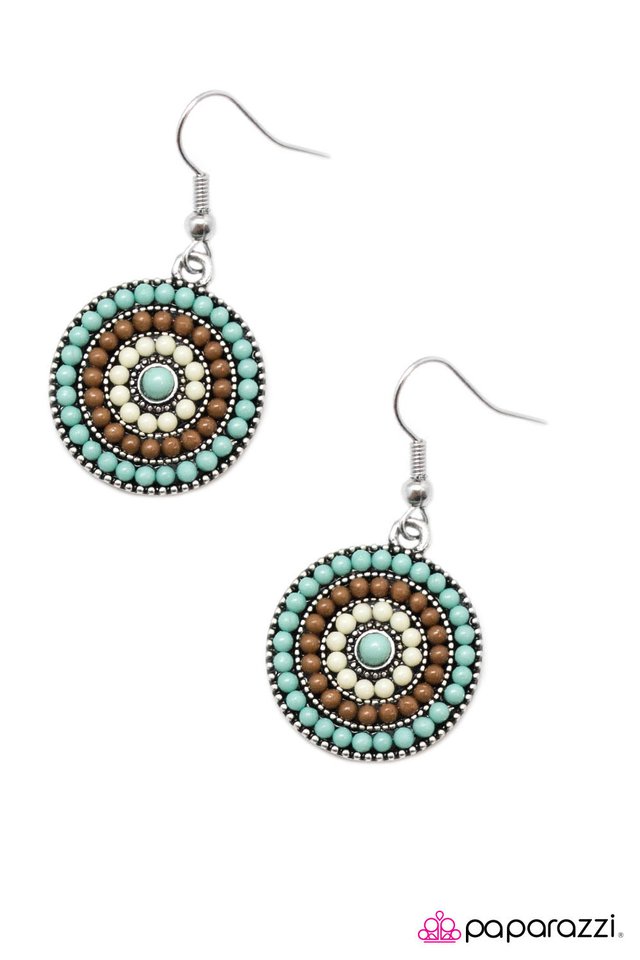 Paparazzi ♥ Bulletproof - Blue ♥ Earrings