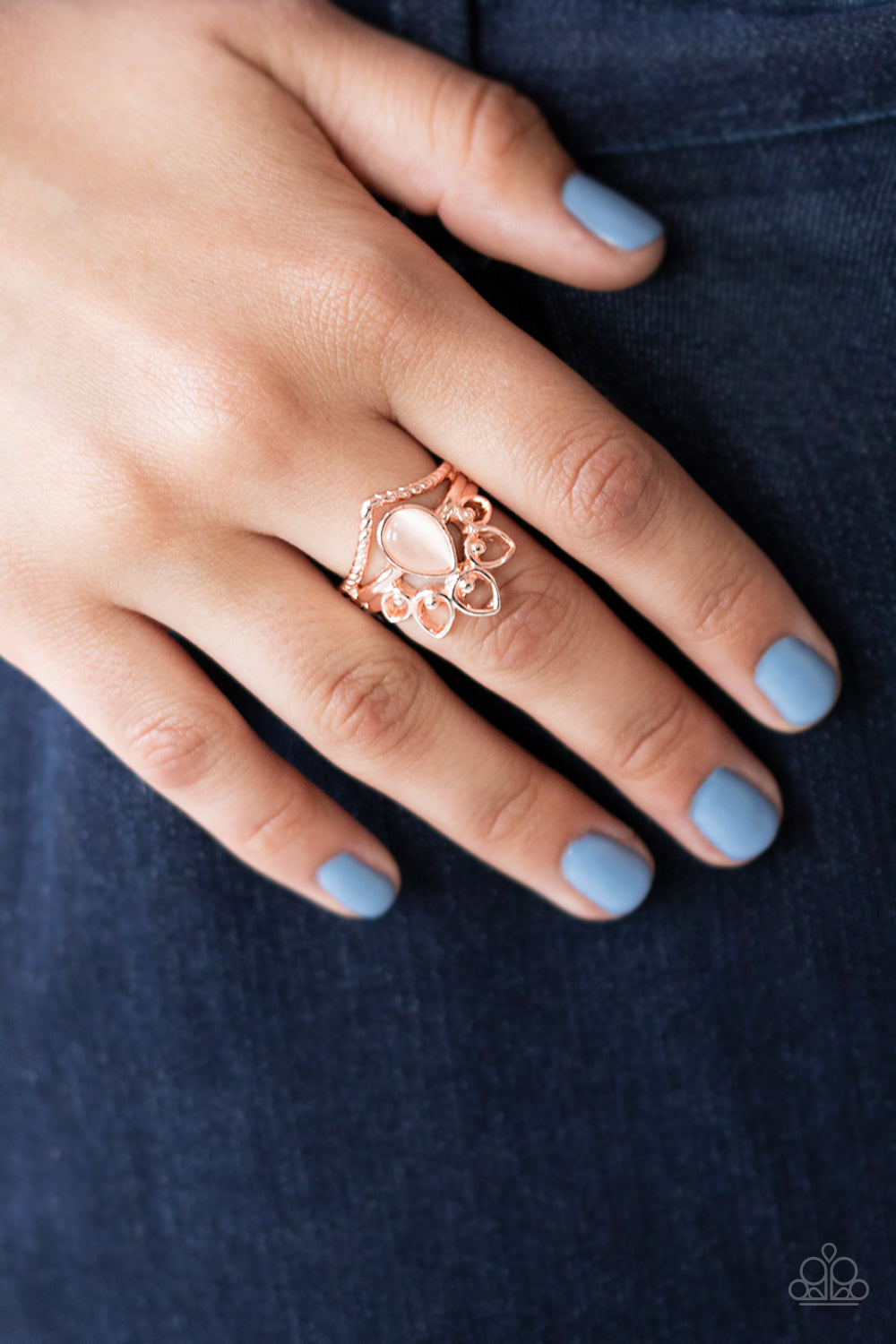 Paparazzi ♥ Serene Scene - Rose Gold ♥ Ring