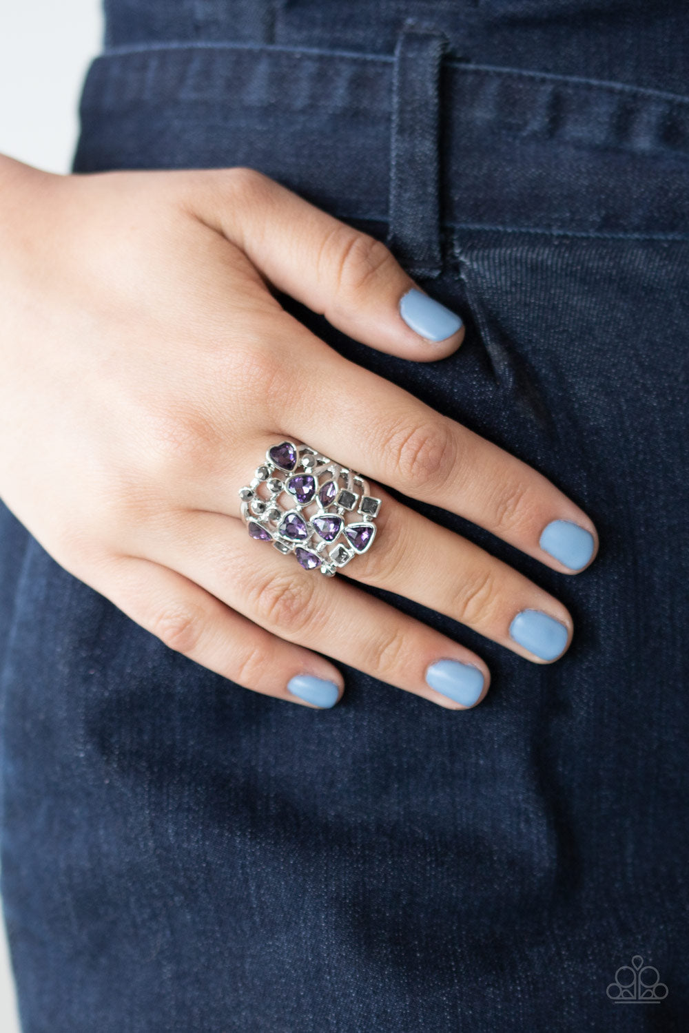 Paparazzi ♥ Glitter Flirt - Purple ♥ Ring