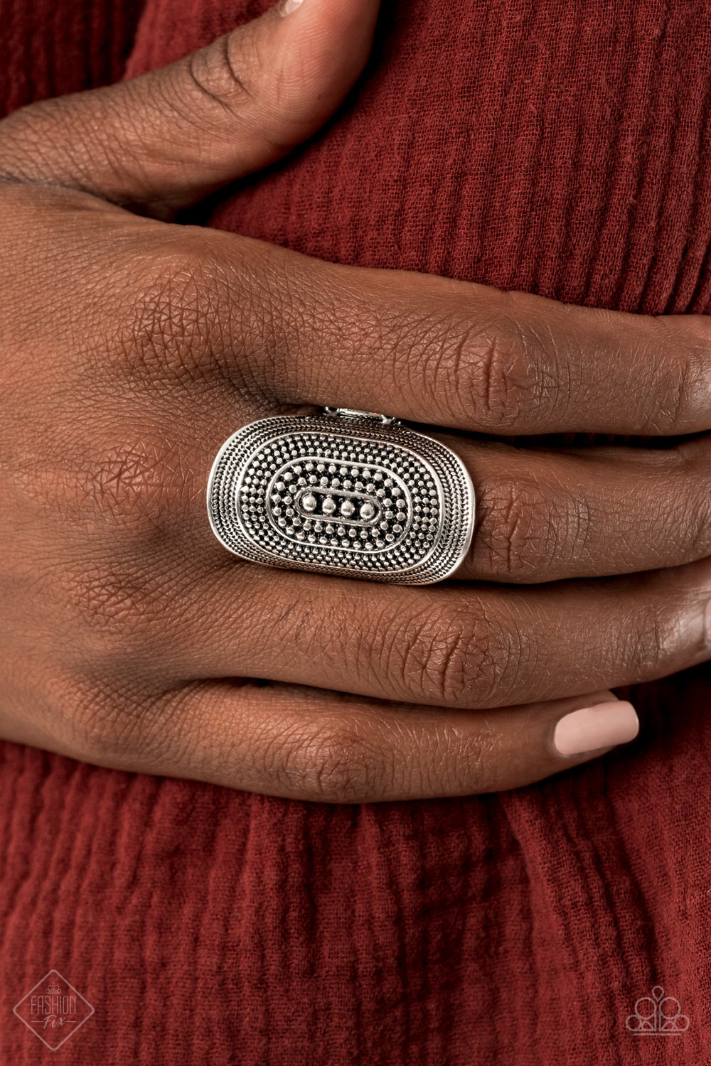 Paparazzi ♥ Dotted Decor - Silver ♥ Ring