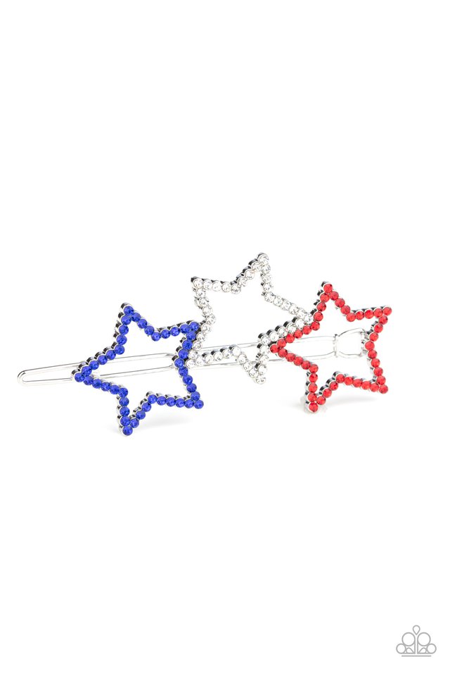 Paparazzi ♥ Thank My Lucky Stars - Multi ♥ Hair Clip