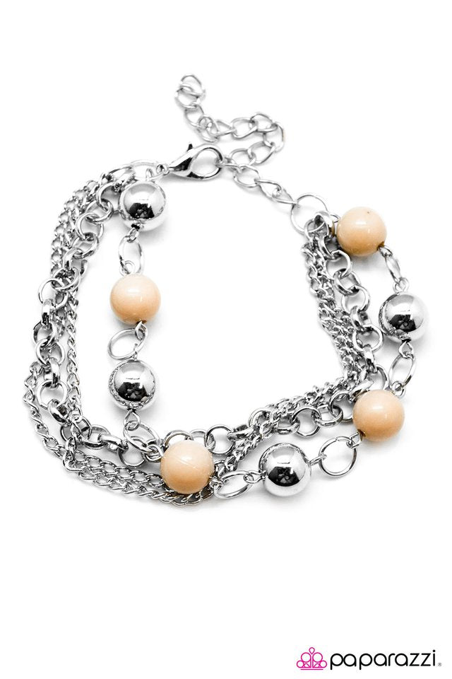 Paparazzi ♥ Summer Zephyr - Brown ♥ Bracelet