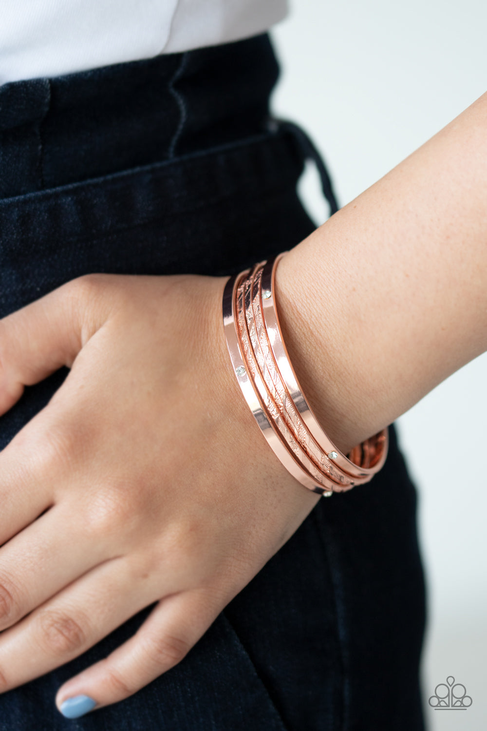 Paparazzi ♥ Be There With Baubles On - Copper ♥ Bracelet