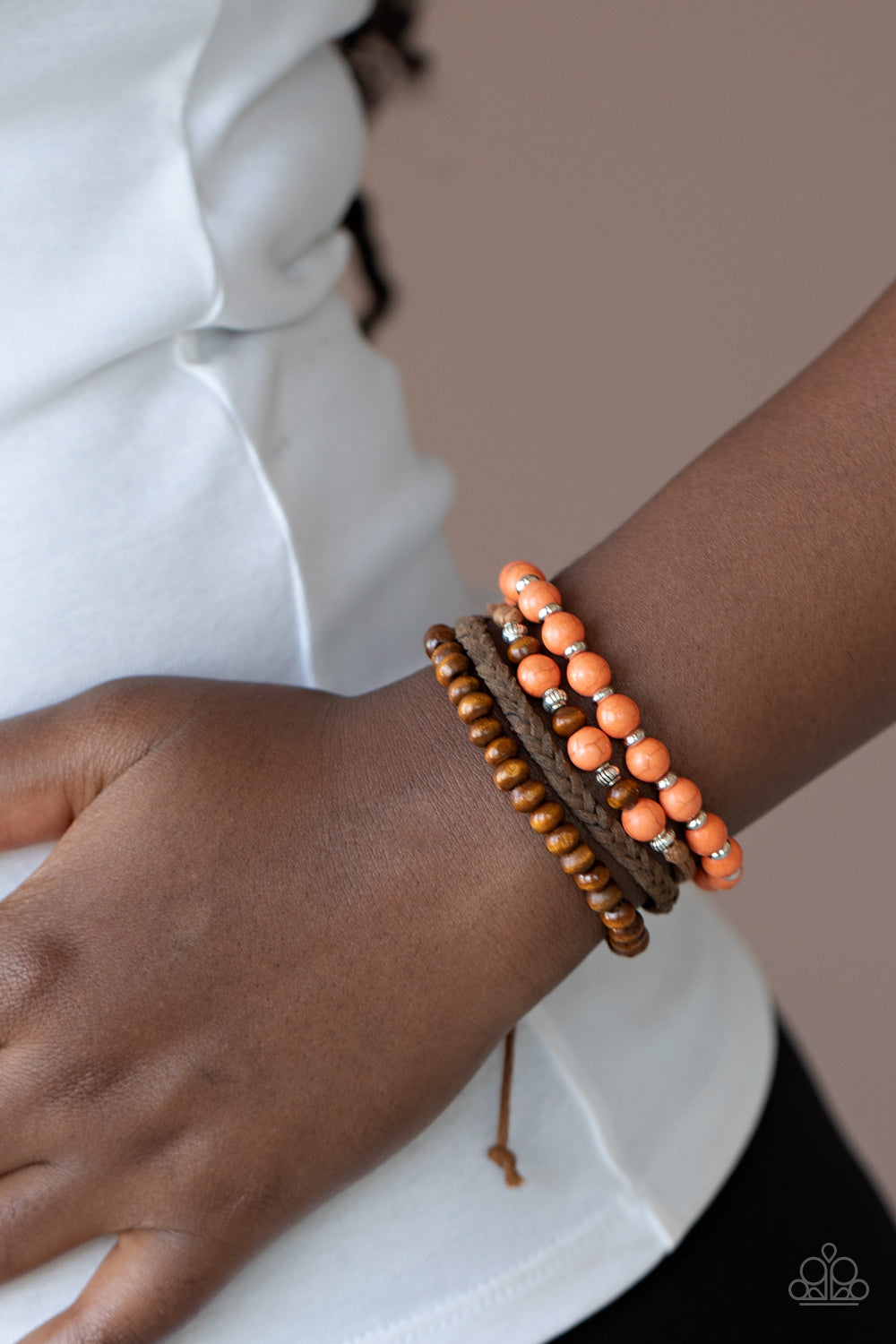 Paparazzi ♥ Renewable Energy - Orange ♥ Bracelet