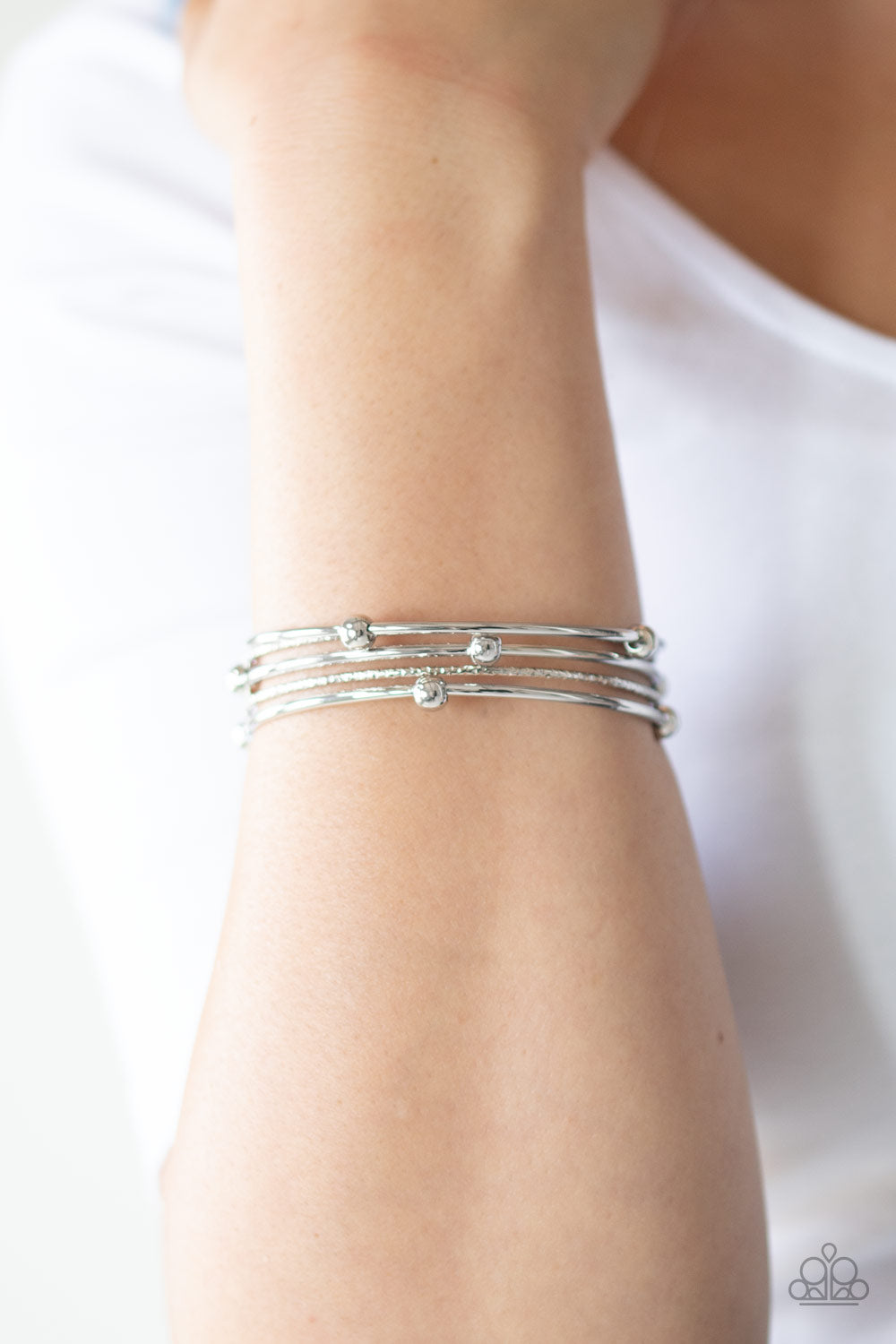 Paparazzi ♥ Stellar Orbit - Silver ♥ Bracelet