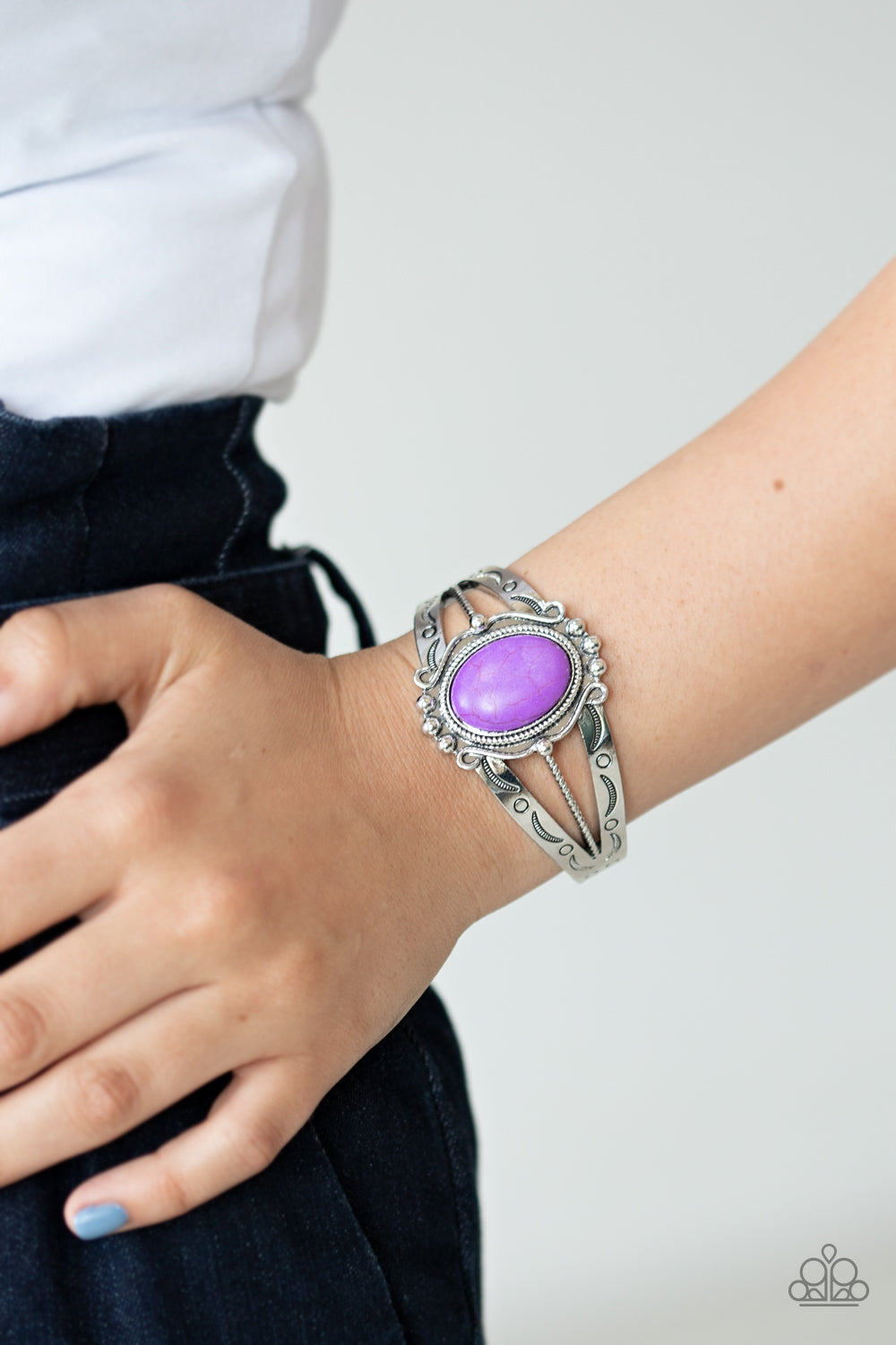 Paparazzi ♥ Very TERRA-torial - Purple ♥ Bracelet