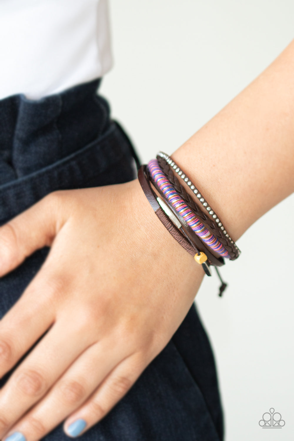 Paparazzi ♥ Wander-Struck - Brown ♥ Bracelet