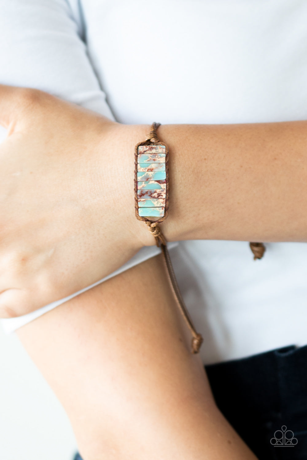 Paparazzi ♥ Canyon Warrior - Blue ♥ Bracelet