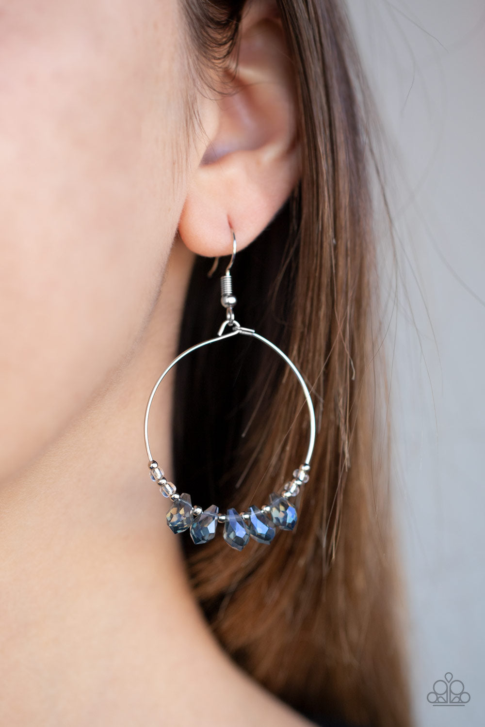 Paparazzi ♥ Holographic Hoops - Purple ♥ Earrings