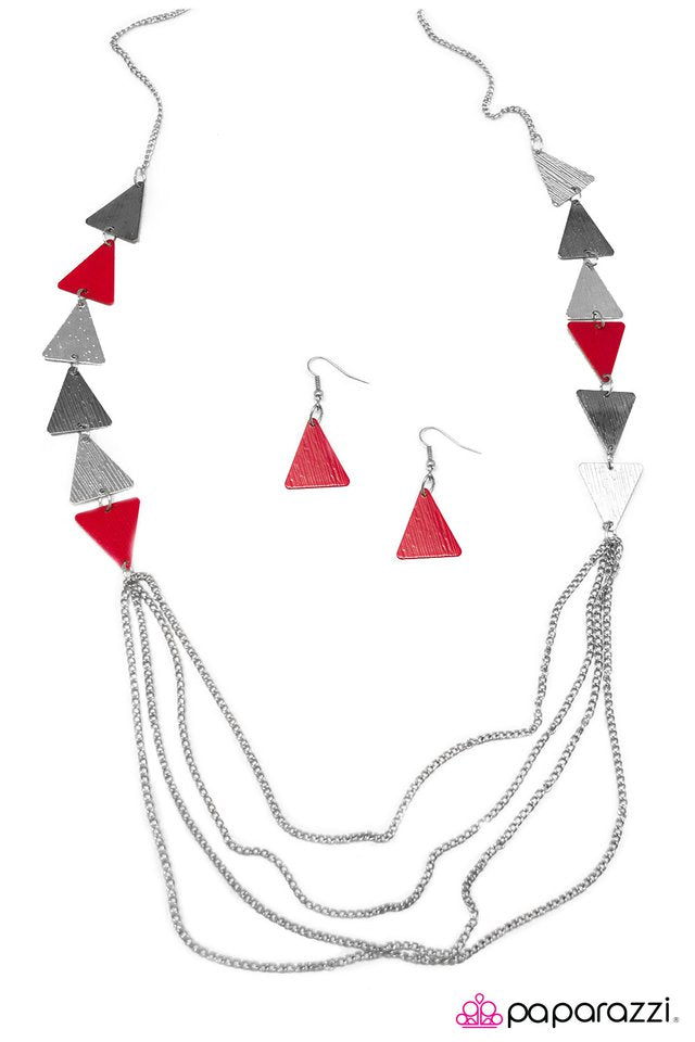 Paparazzi ♥ Working Girl - Red ♥ Necklace