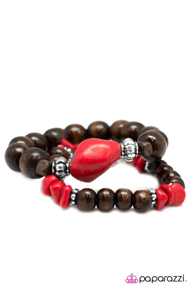 Paparazzi ♥ Express Yourself - Red ♥ Bracelet