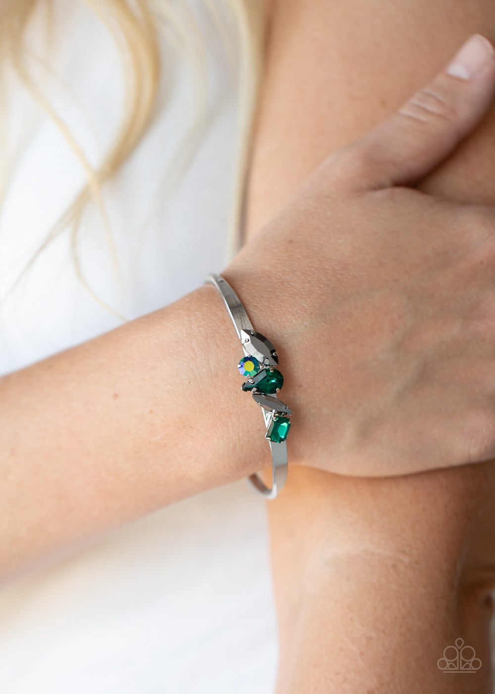 Paparazzi ♥ Gemstone Grotto - Green ♥ Bracelet
