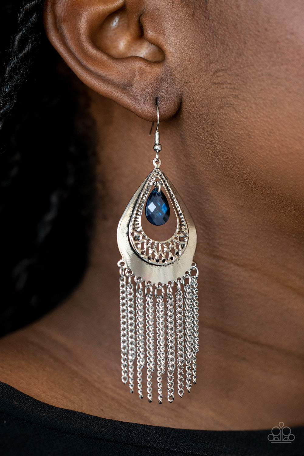 Paparazzi ♥ Scattered Storms - Blue ♥ Earrings