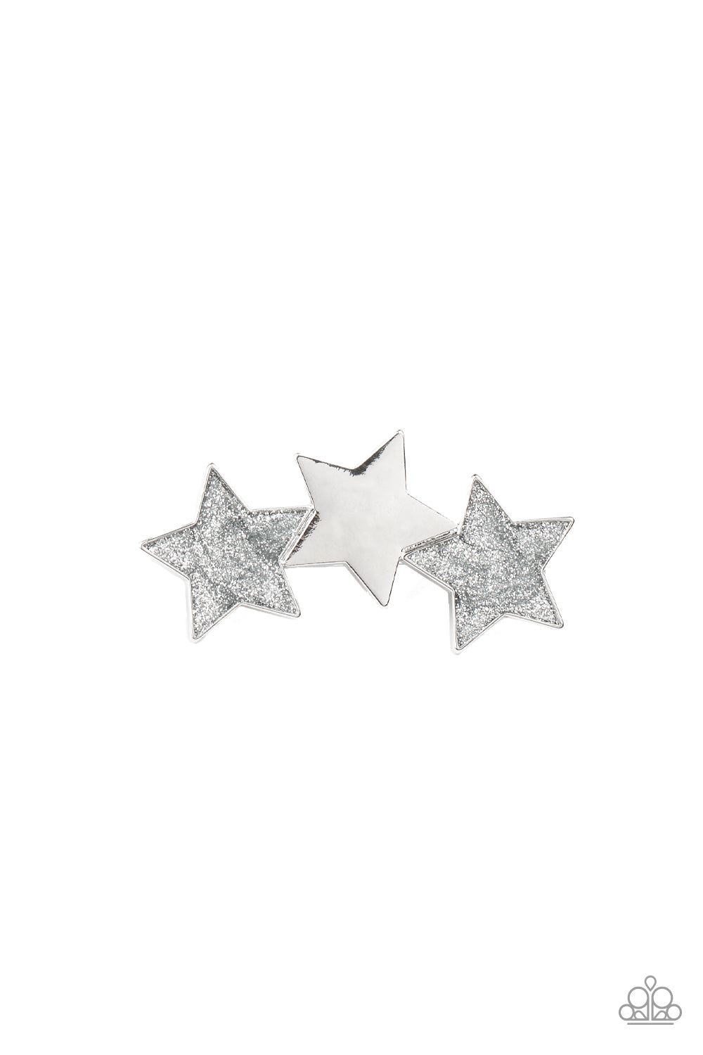 Paparazzi ♥ Dont Get Me STAR-ted!- Silver ♥ Hair Clip
