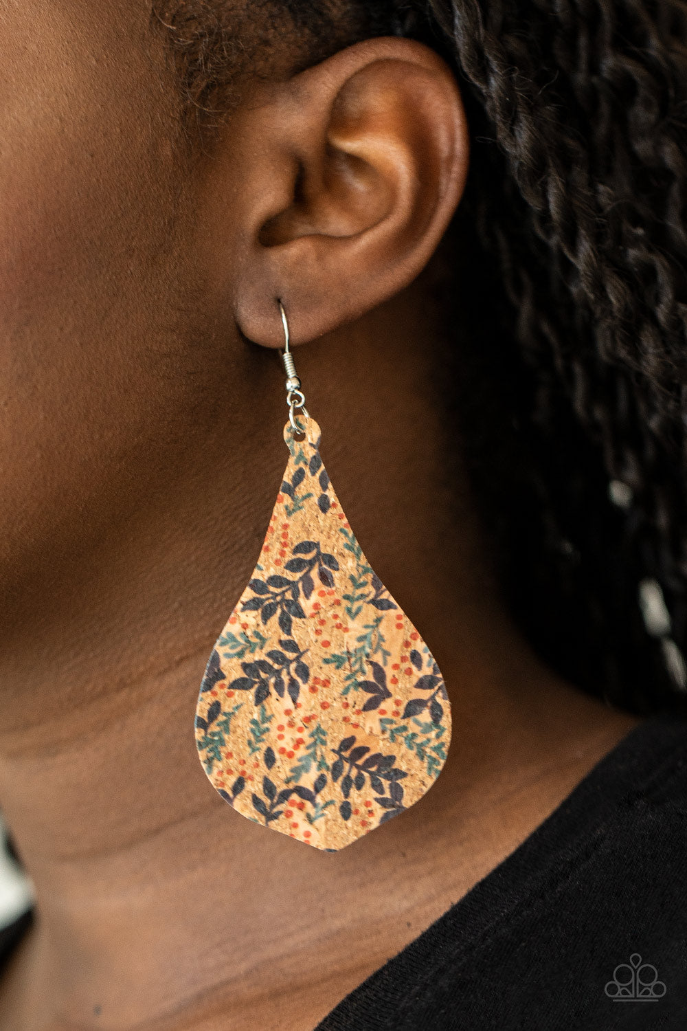 Paparazzi ♥ Cork Coast - Multi ♥ Earrings