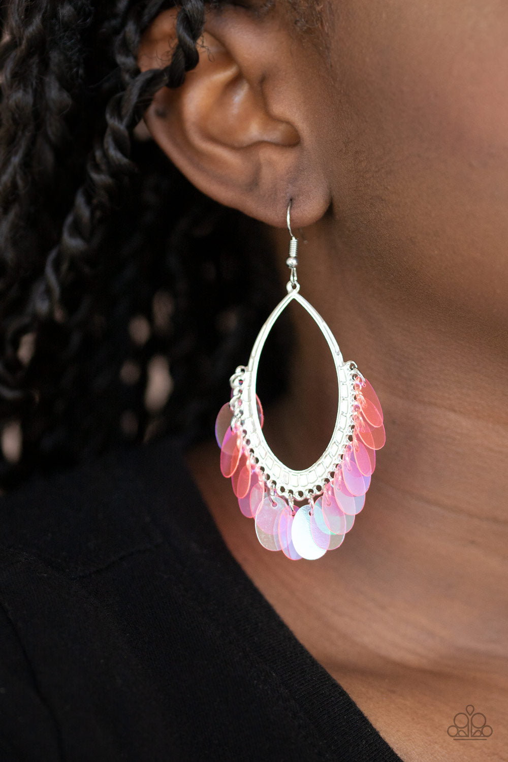 Paparazzi ♥ Mermaid Magic - Pink ♥ Earrings
