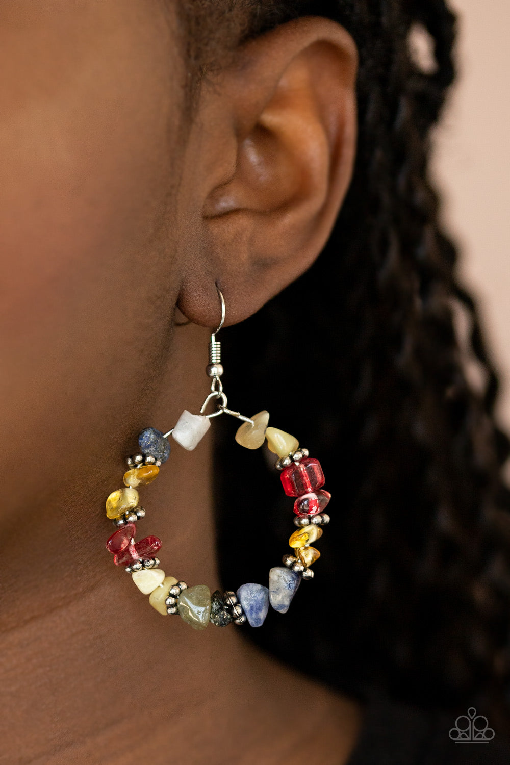 Paparazzi ♥ Going for Grounded - Multi ♥ Earrings