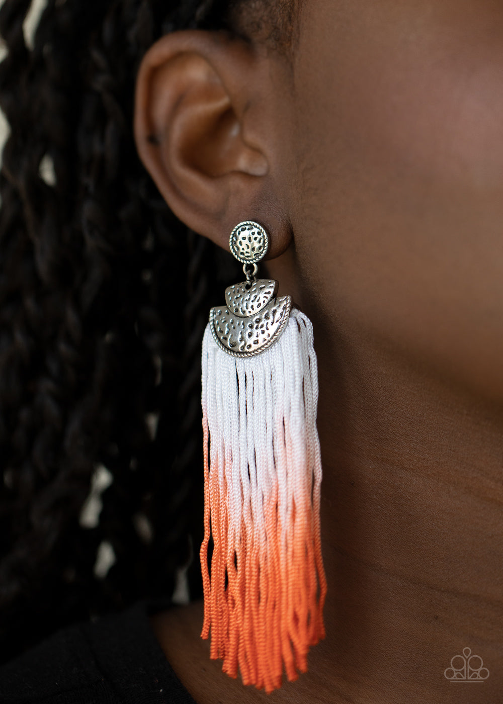 Paparazzi ♥ DIP It Up - Orange ♥ Earrings
