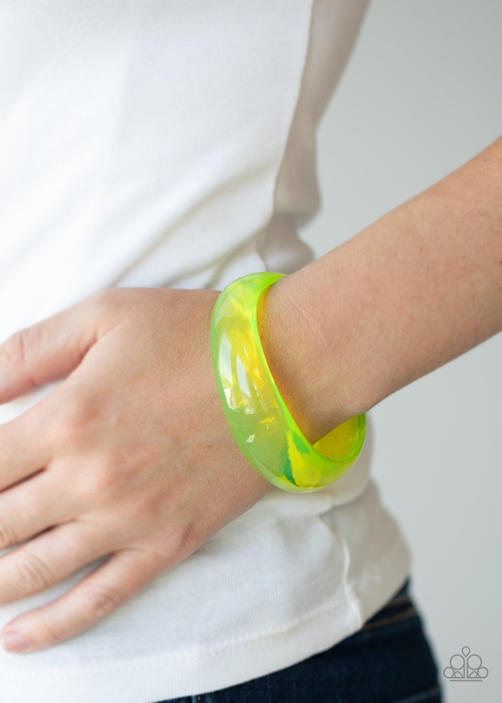 Paparazzi ♥ Major Material Girl - Yellow ♥ Bracelet