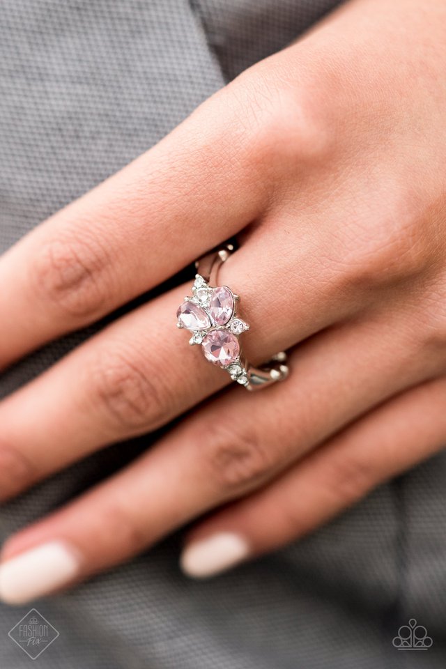 Paparazzi ♥ Here You GLOW - Pink ♥ Ring