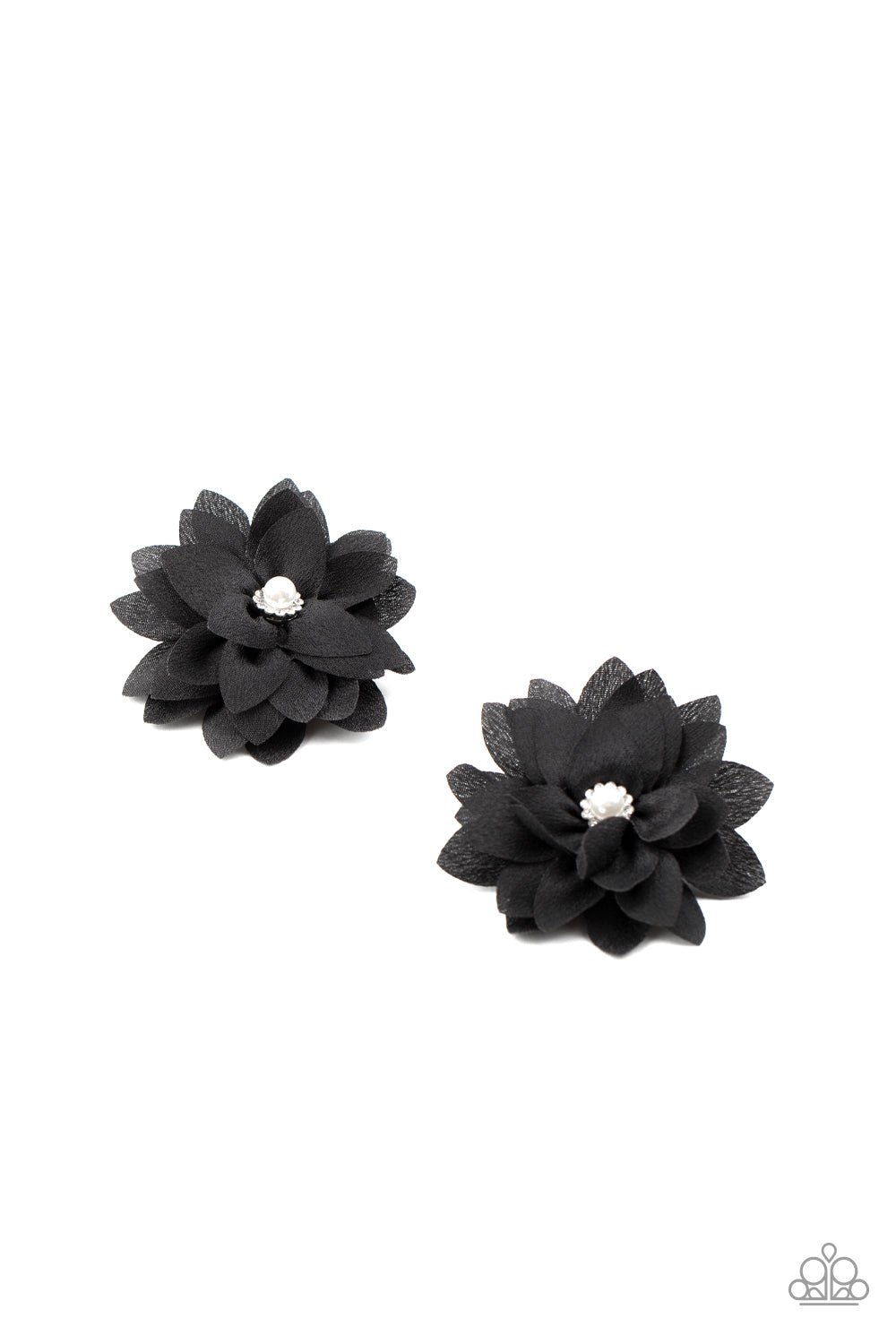 Paparazzi ♥ Things That Go BLOOM! - Black ♥ Hair Clip