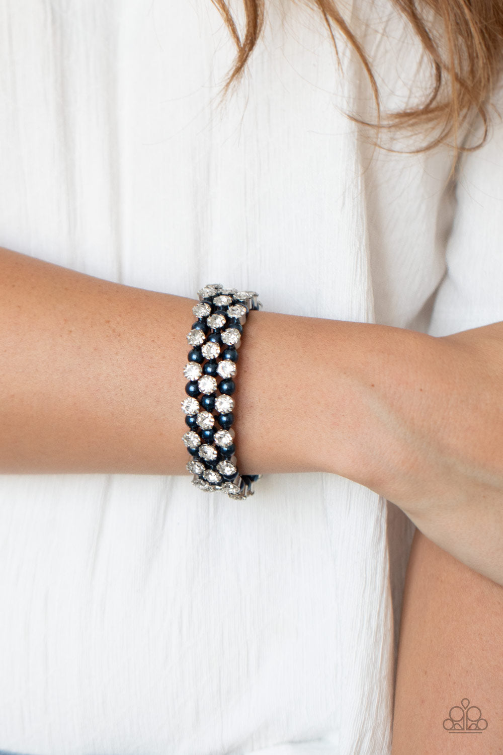 Paparazzi ♥ Metro Motif - Blue ♥ Bracelet