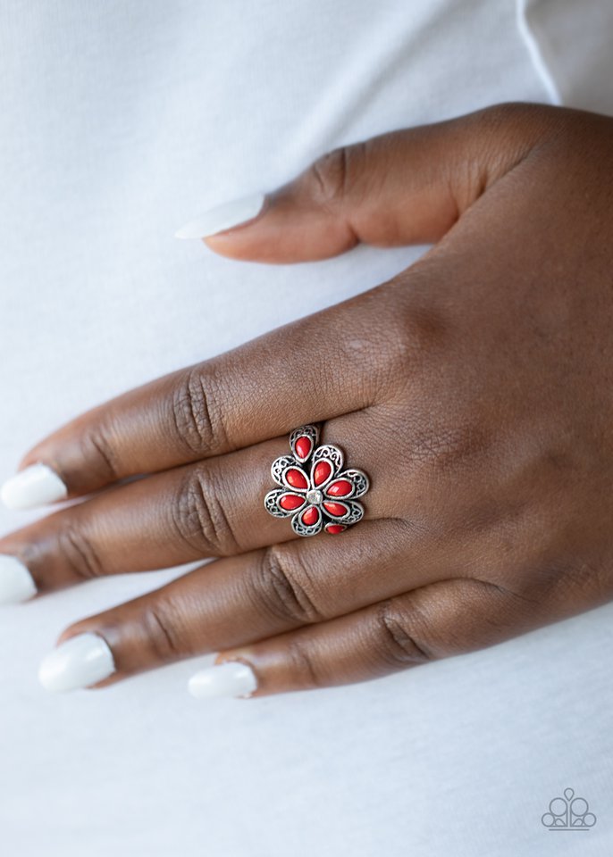 Paparazzi ♥ Fruity Florals - Red ♥ Ring