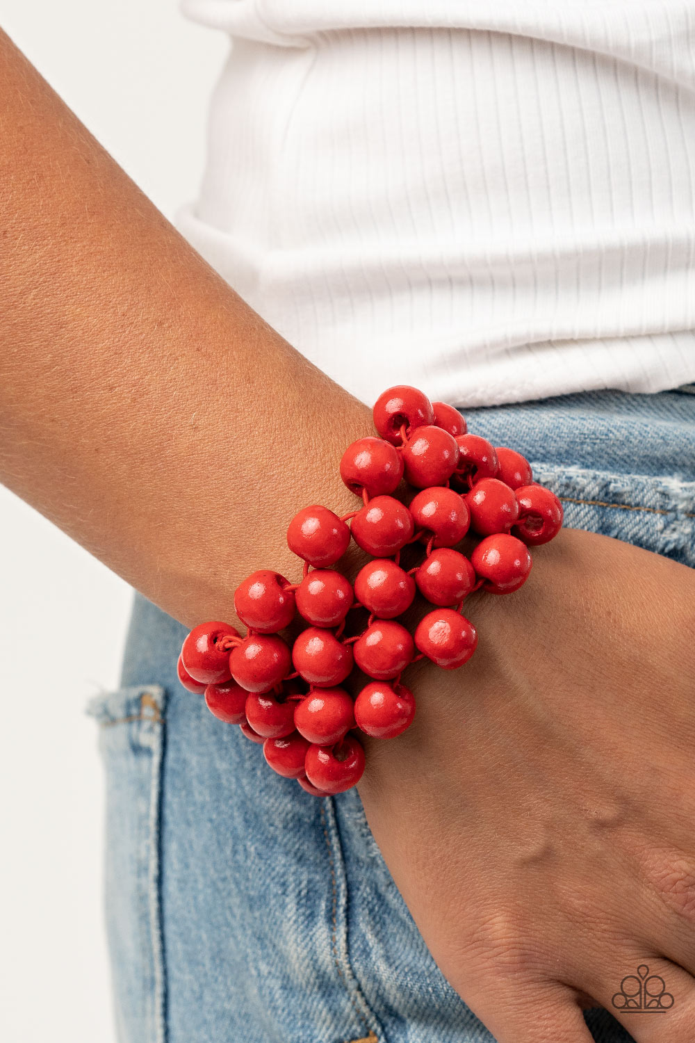 Paparazzi ♥ Tiki Tropicana - Red ♥ Bracelet