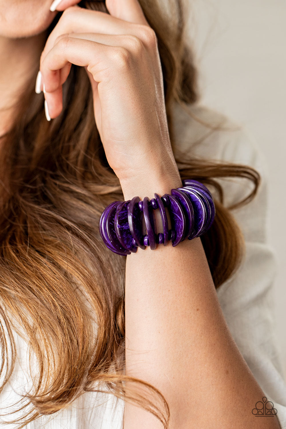 Paparazzi ♥ Tropical Tiki Bar - Purple ♥ Bracelet