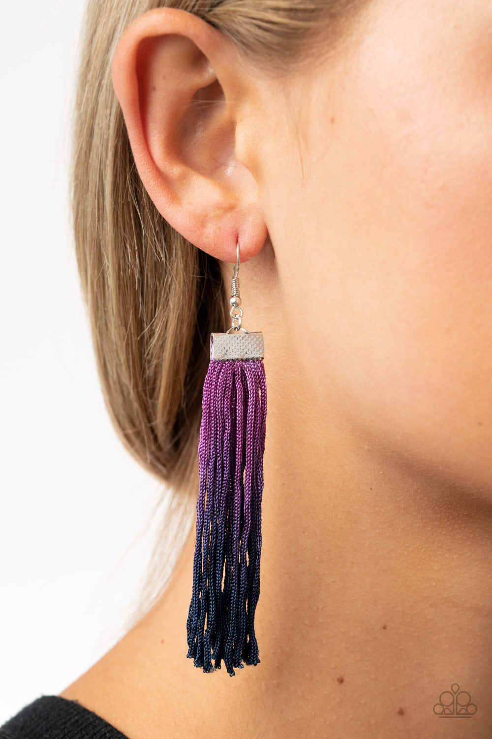 Paparazzi ♥ Dual Immersion - Purple ♥ Earrings