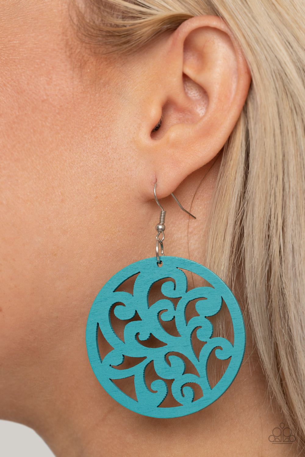 Paparazzi ♥ Fresh Off The Vine - Blue ♥ Earrings