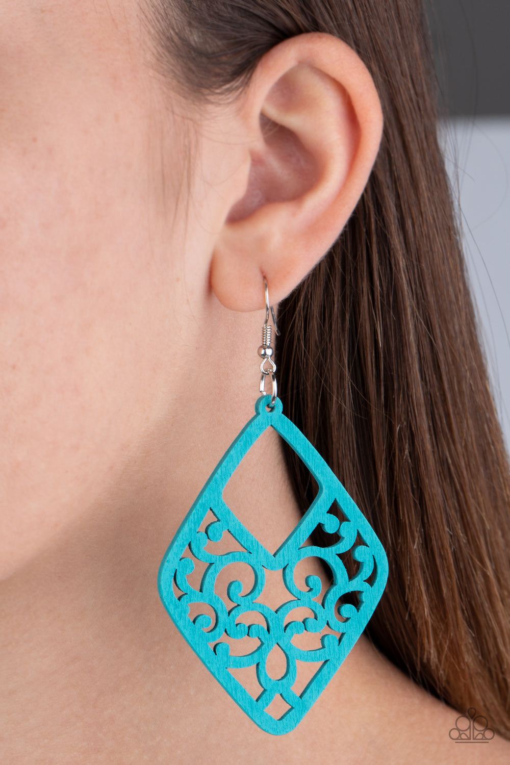 Paparazzi ♥ VINE For The Taking - Blue ♥ Earrings