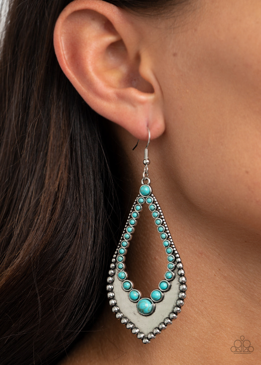 Paparazzi ♥ Essential Minerals - Blue ♥ Earrings