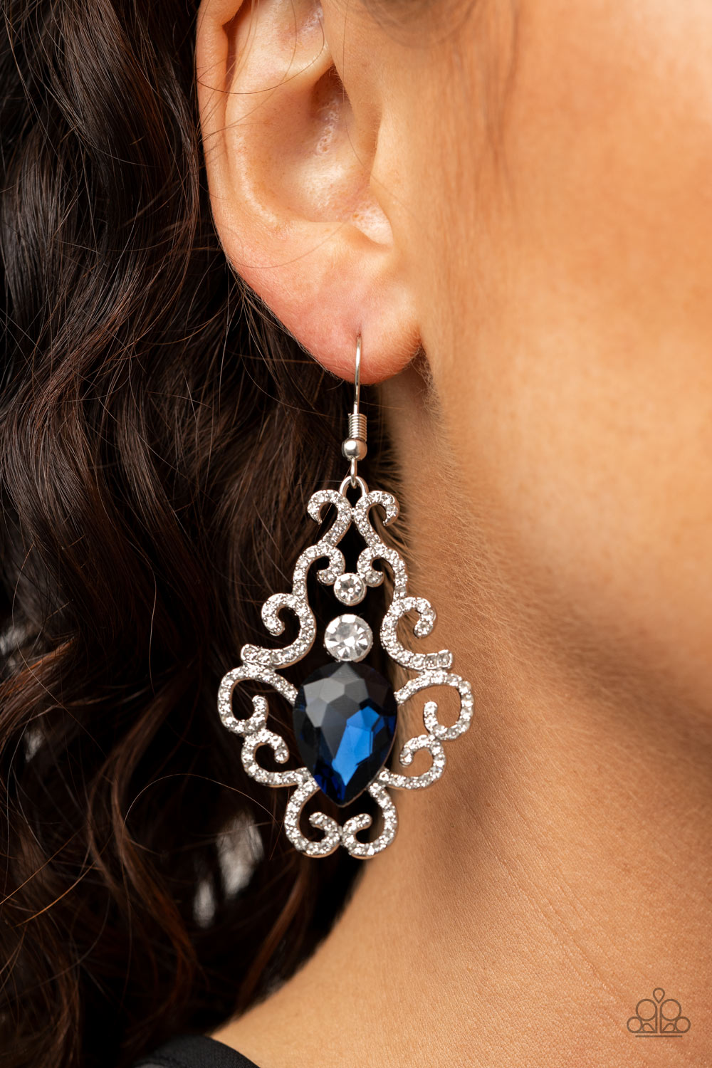 Paparazzi ♥ Happily Ever AFTERGLOW - Blue ♥ Earrings